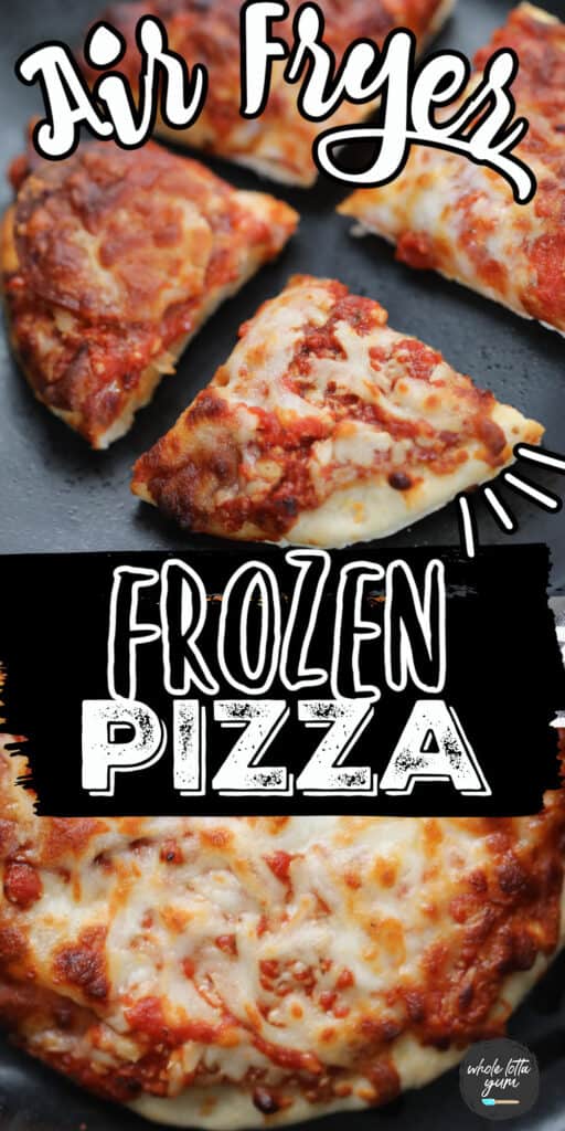 air fried frozen pizza pinterest pin