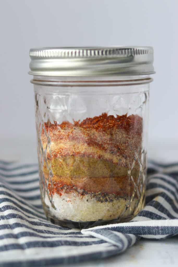 dry rub wing recipe starts with making the homemade dry rub
