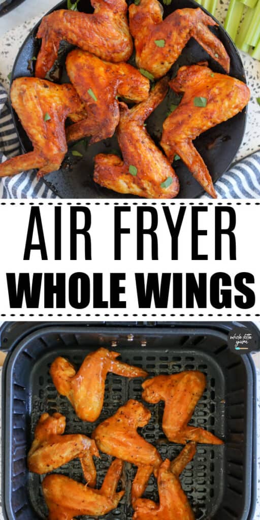 whole chicken wings recipe pin for pinterest