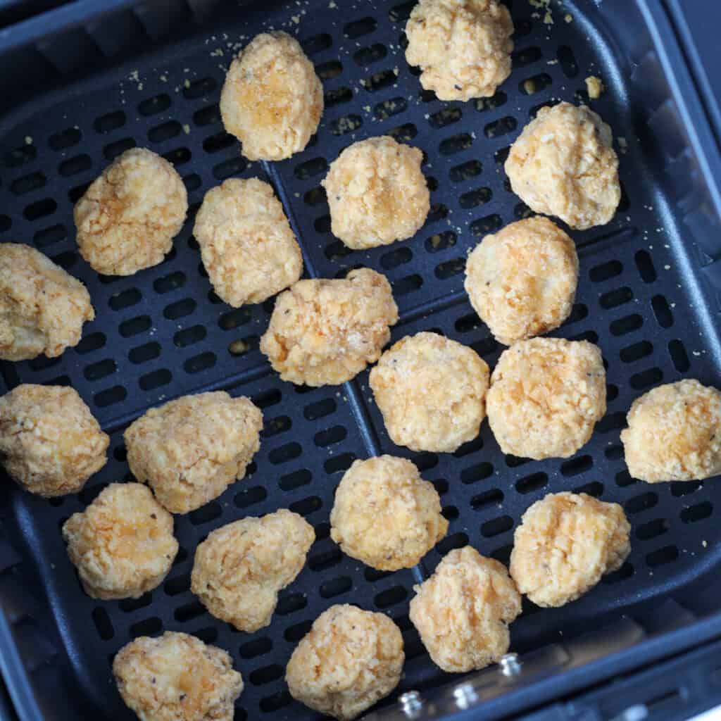frozen boneless wings in air fryer ready to cook