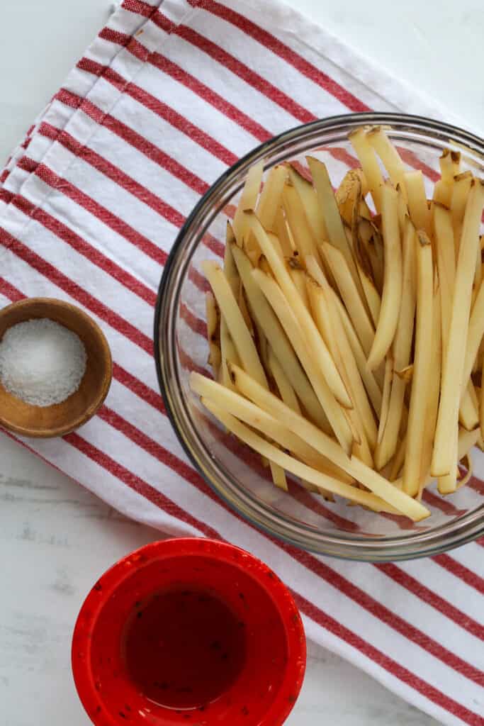 homemade air fryer french fries ingredients