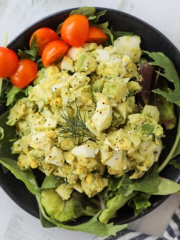 avocado egg salad with dijon ready to serve