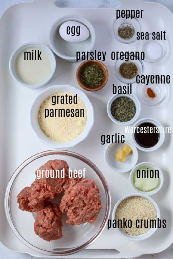 ground beef meatball recipe air fryer ingredients list