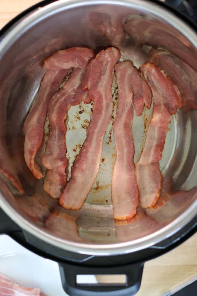 bacon in instant pot partially cooked slices