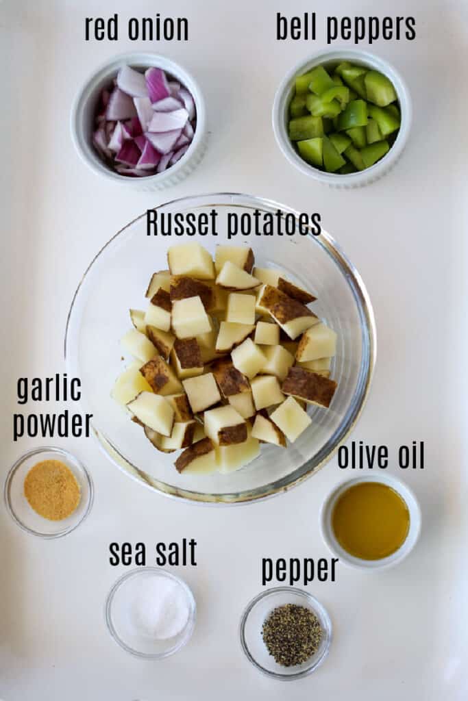home fries air fryer recipe ingredients