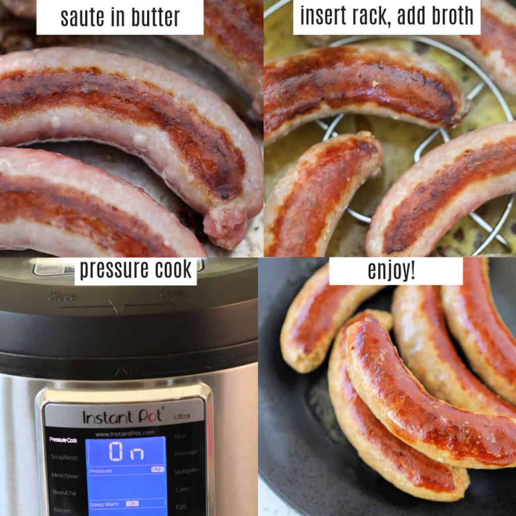 instant pot sausage recipe steps