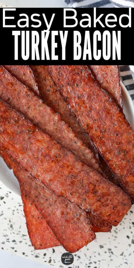baked turkey bacon pin