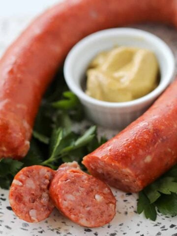 how to boil kielbasa sausage on the stove