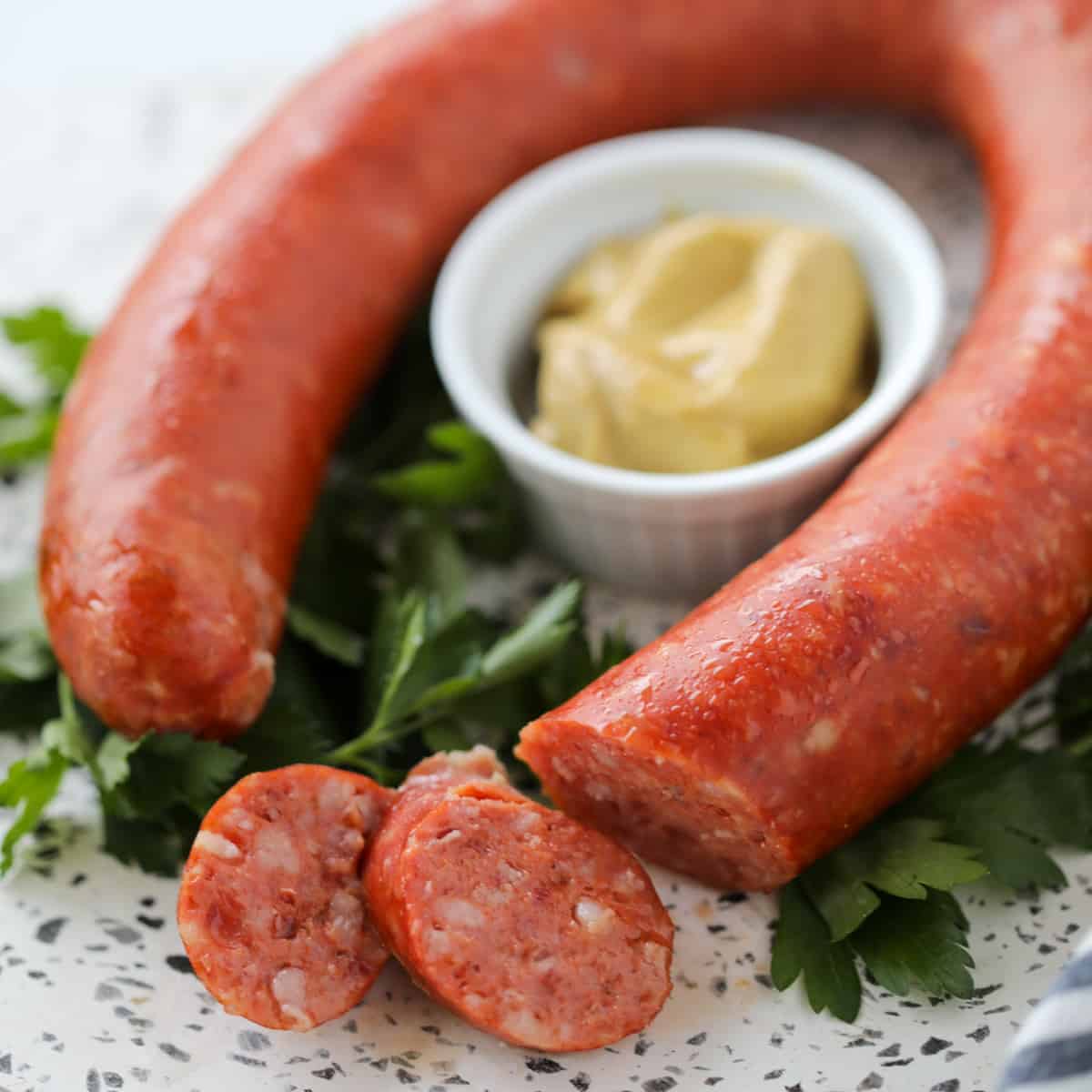 how to boil kielbasa sausage on the stove