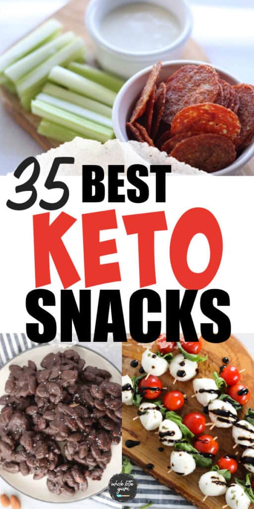 easy keto snack recipe pin