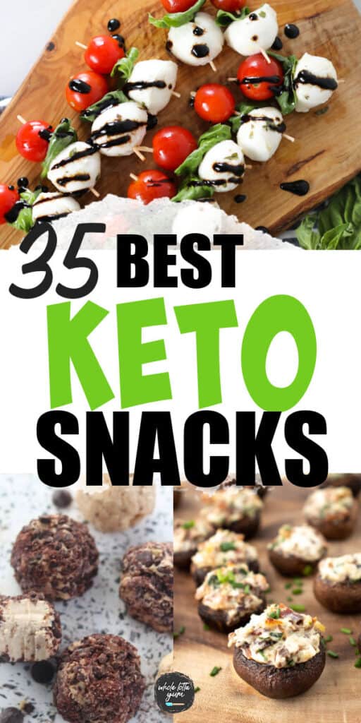 easy keto snack recipe pin