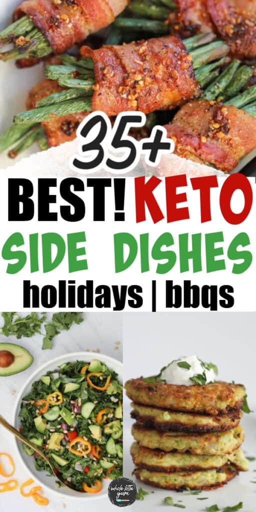 low carb side dish recipes pin