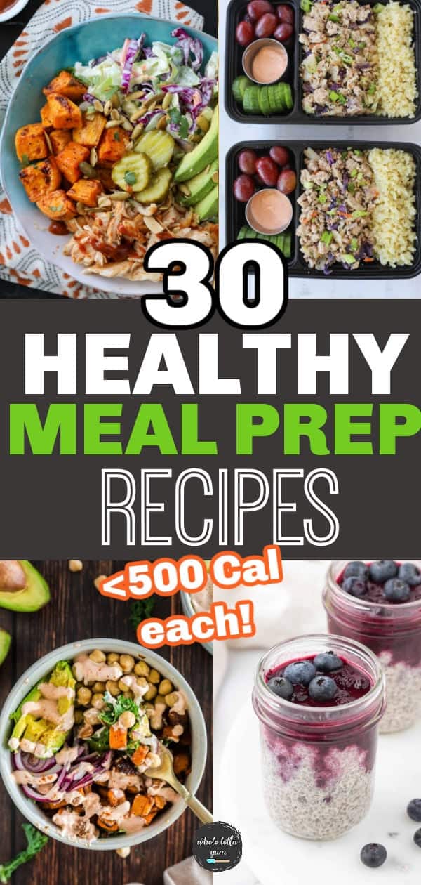 weight loss meal prep recipes pin