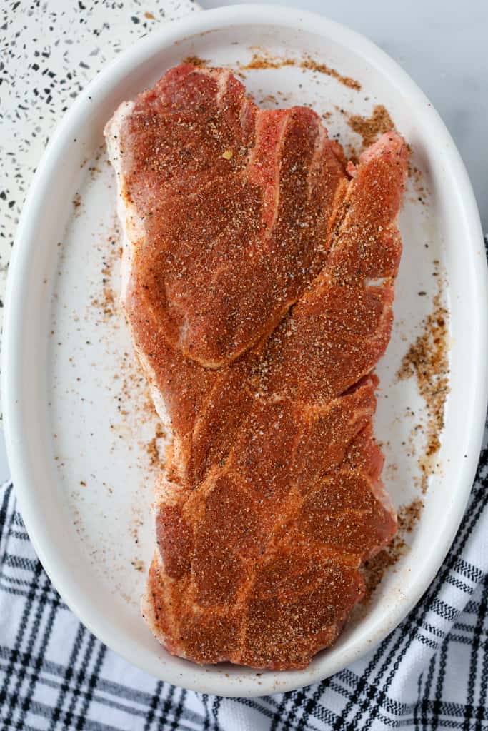 seasoning pork steaks