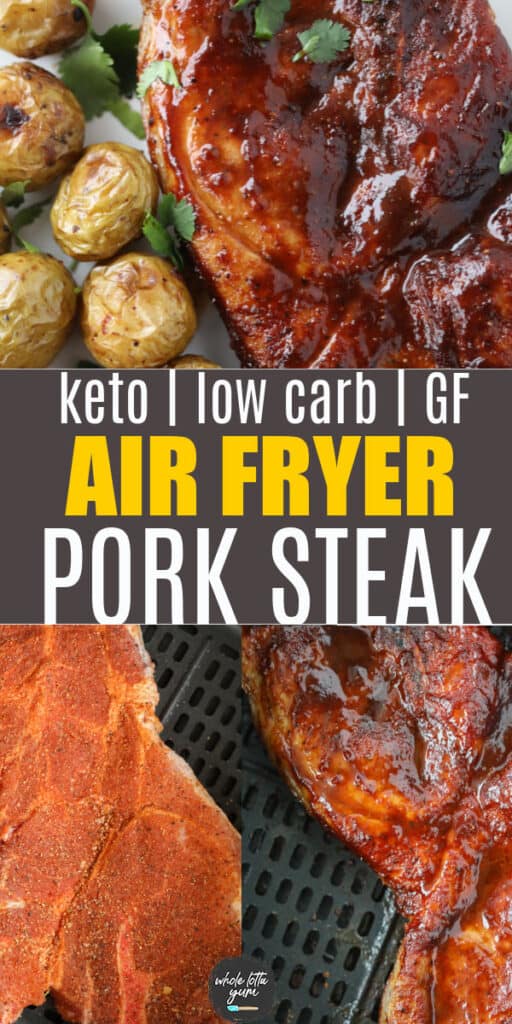 air fried pork steaks pin