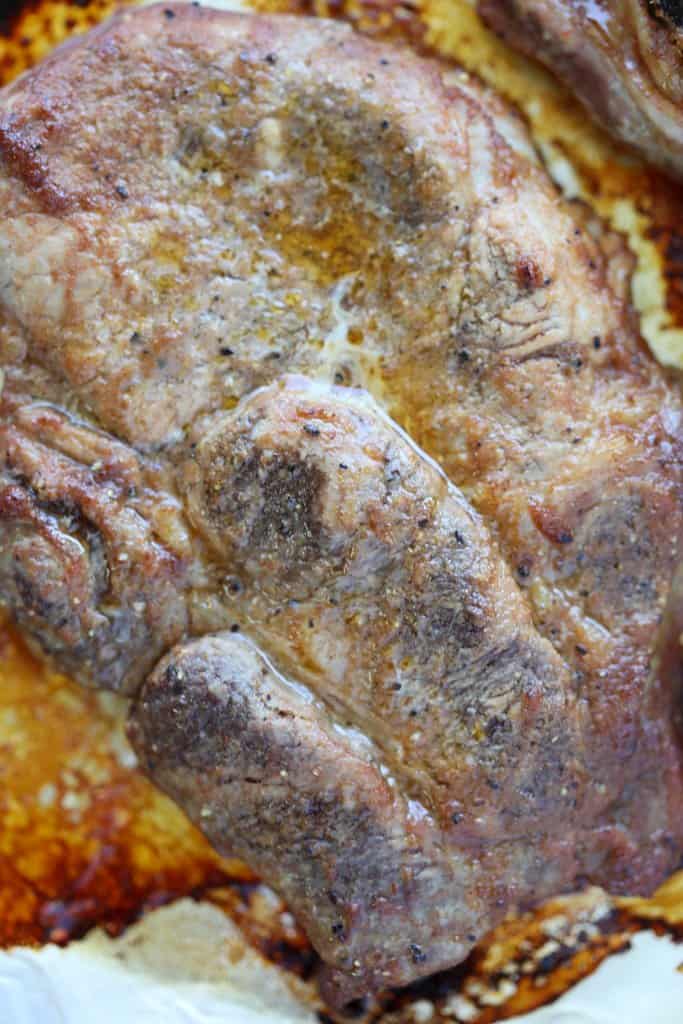 the best pork steak marinade after baking doesn't even need added sauce it's so flavorful
