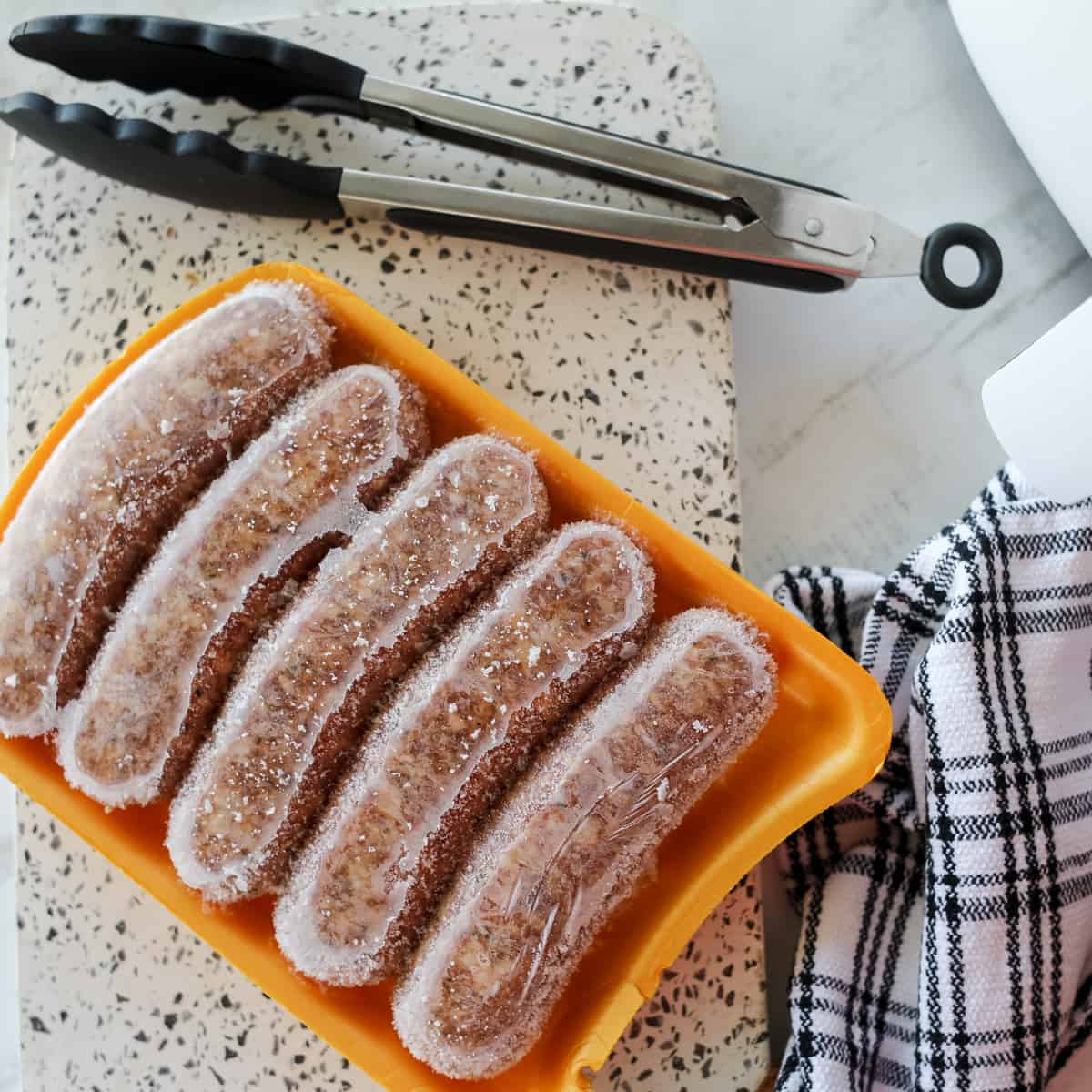 frozen sausage in air fryer