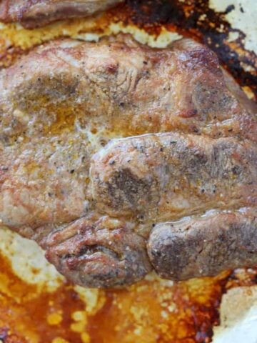 pork steak marinade recipe after cooking in the oven