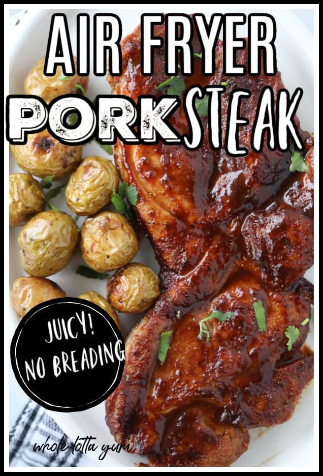 pork steak in air fryer pin