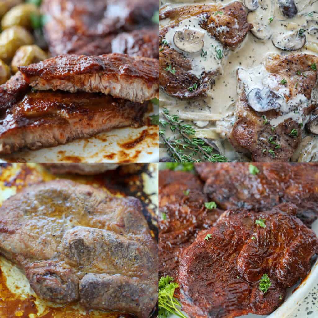 sides for pork steak recipes collage
