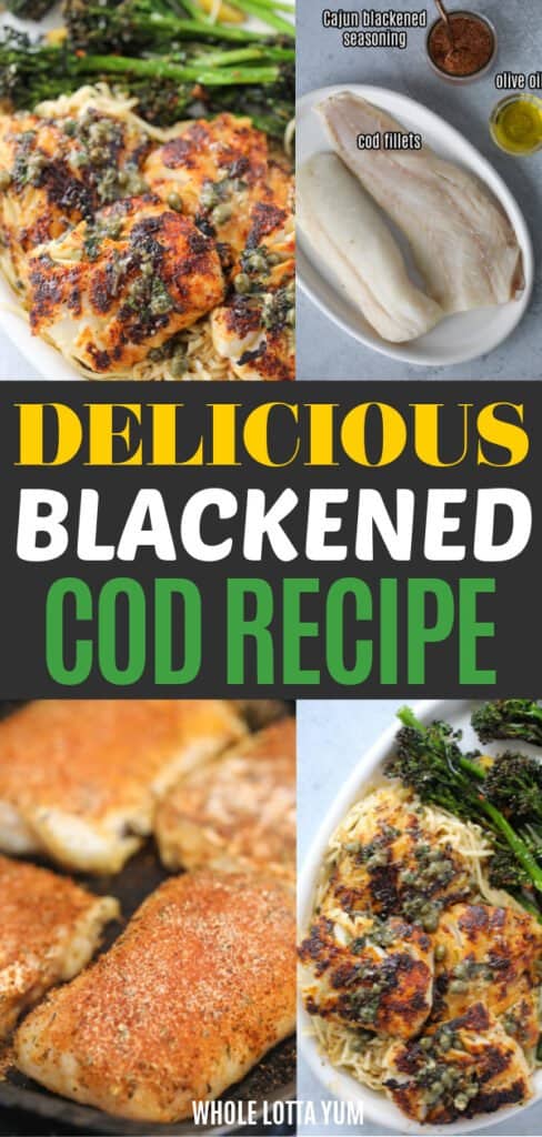 delicious blackened cod recipe that's easy and quick