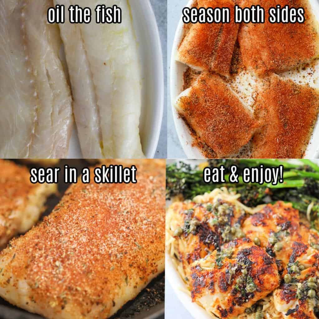 how to blacken cod recipe steps that are easy