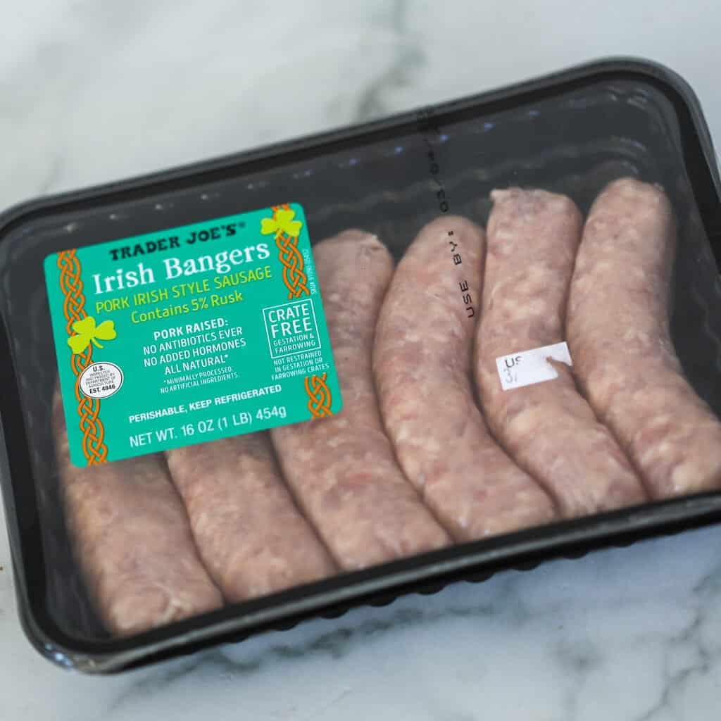 Irish sausage recipe uses store bought bangers sausage
