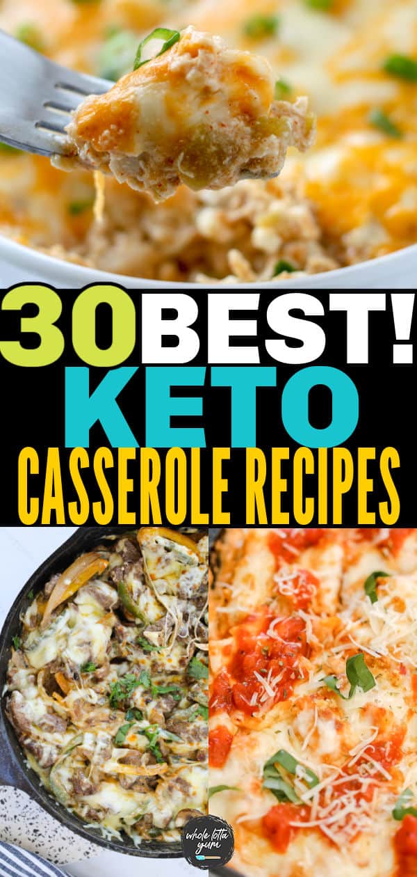 keto casserole recipes pin