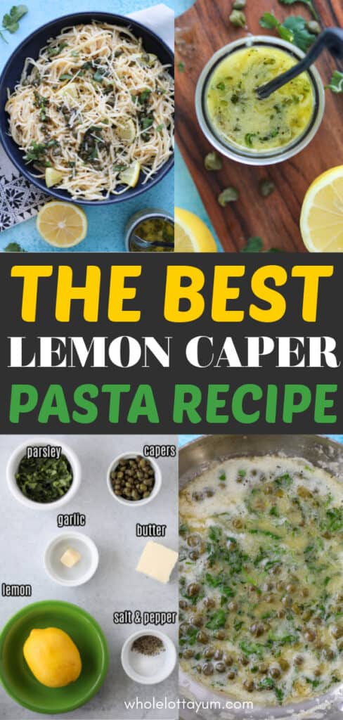 the best lemon caper pasta recipe that's easy and tasty