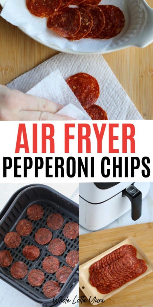 air fryer pepperoni chips easy recipe