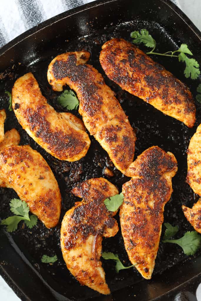 blackened chicken tenders easy and tasty recipe