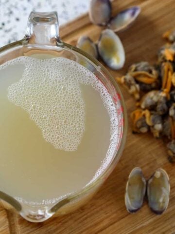 clam juice recipe finished dish