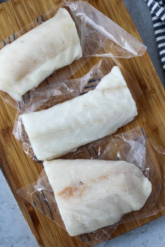 how to defrost frozen fish vacuum sealed on a board