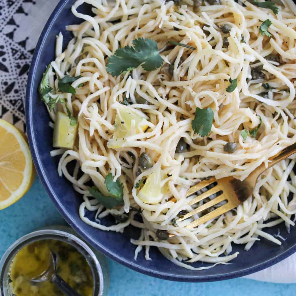 palmini pasta recipe finished dish