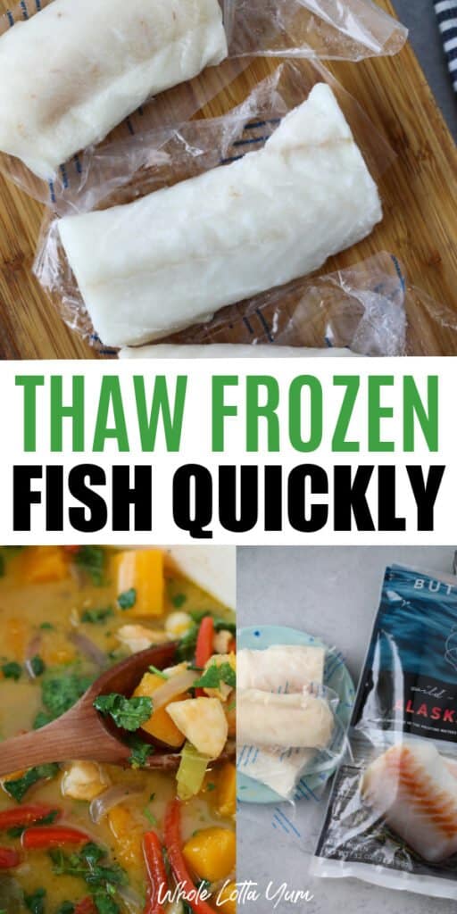 thaw frozen fish quickly easy recipe