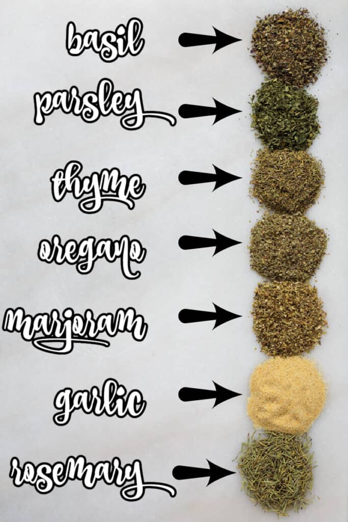 what's in italian seasoning ingredients list