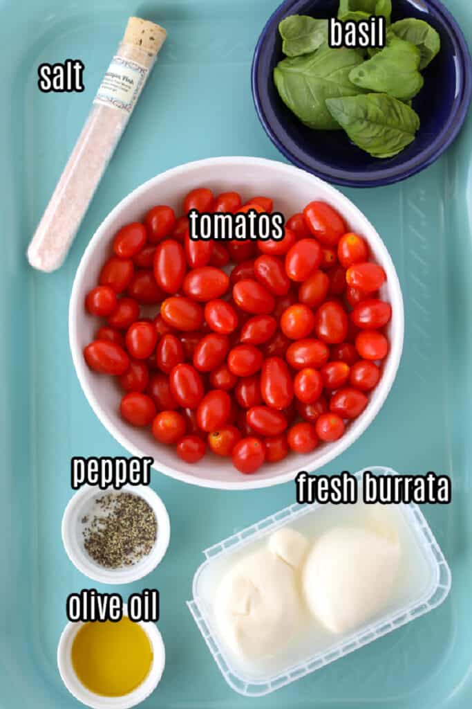 burrata caprese ingredients simple
