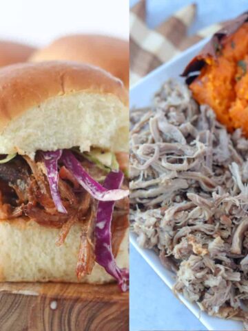 recipes for pulled pork collage