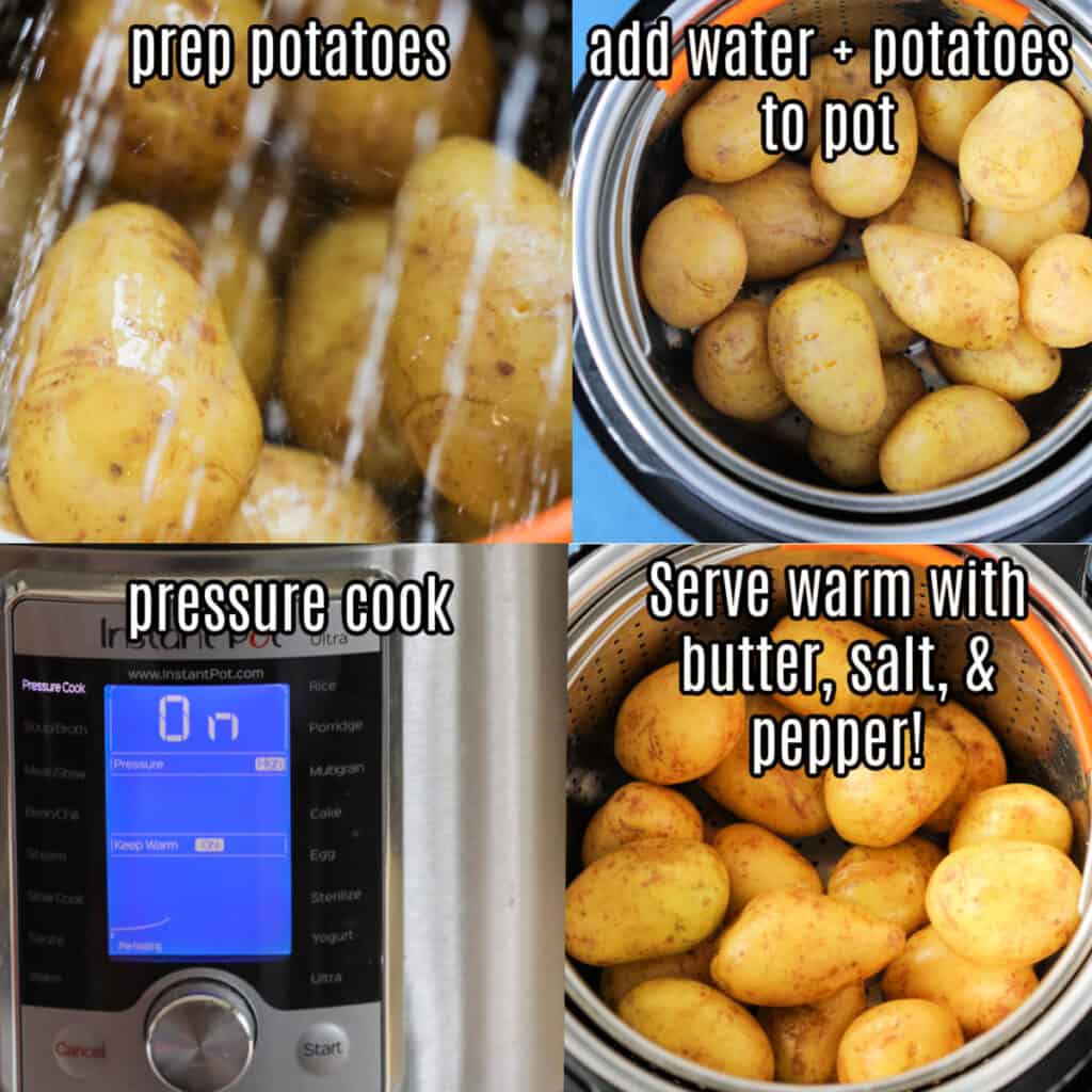 steamed potatoes instant pot recipe step by step instructions 3