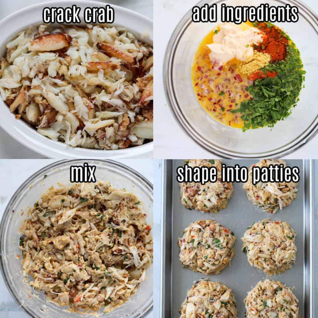crab cake recipe steps