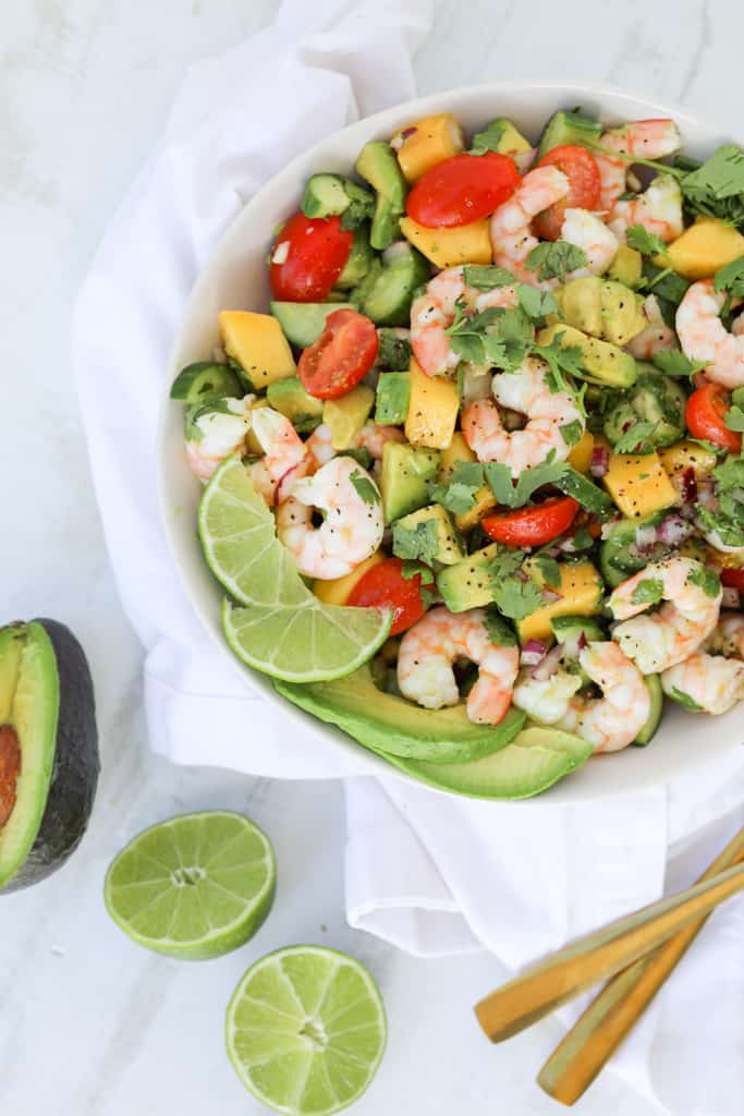 mexican shrimp salad easy and quick dish summer salad