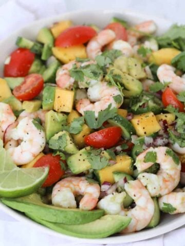 shrimp and avocado salad step by step instructions