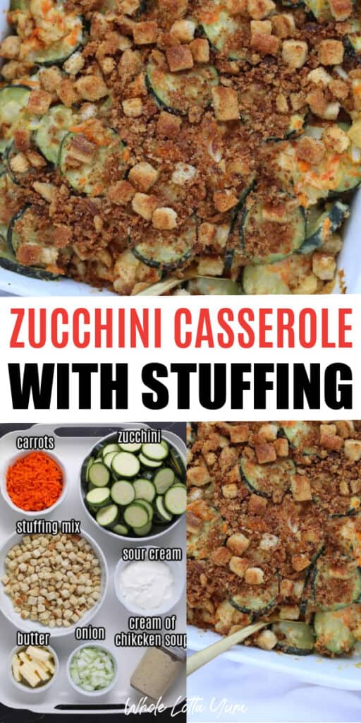 zucchini casserole with stuffing healthy recipe
