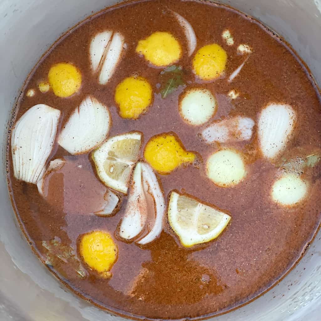 add the seasoning to the pot