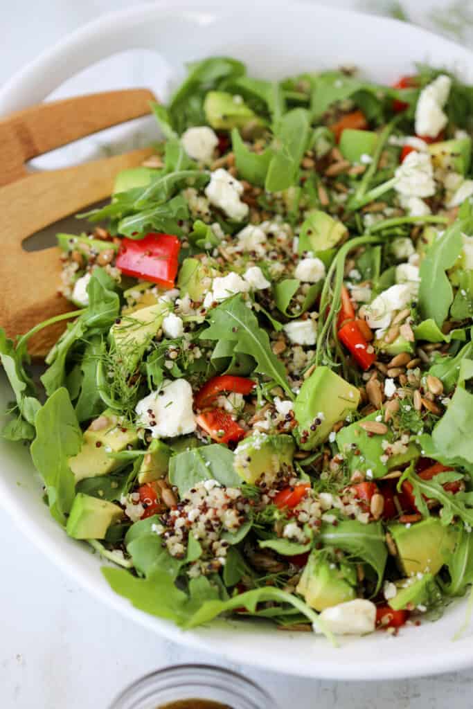 arugula quinoa salad 1 healthy recipe