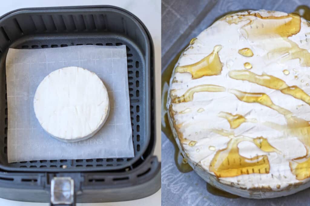 baked brie air fryer recipe steps