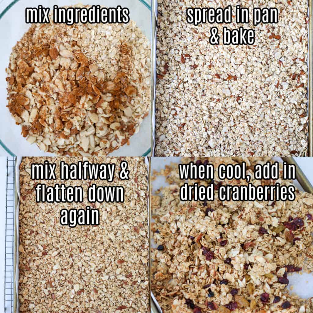 granola with maple recipe steps instructions
