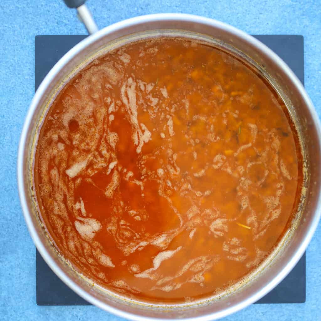 seafood butter sauce ready to serve