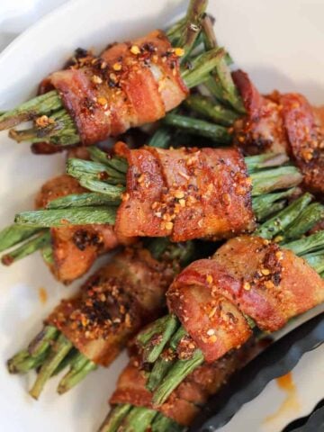 air fryer bacon and green beans 4 recipe ready to serve