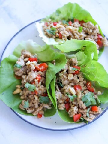 asian chicken lettuce wraps 1 simple and healthy recipe